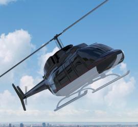 Enedis - Survol hélicoptère